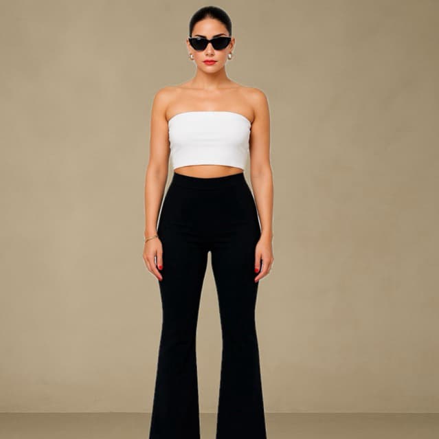 Premium Cutbray Flare Pants 1