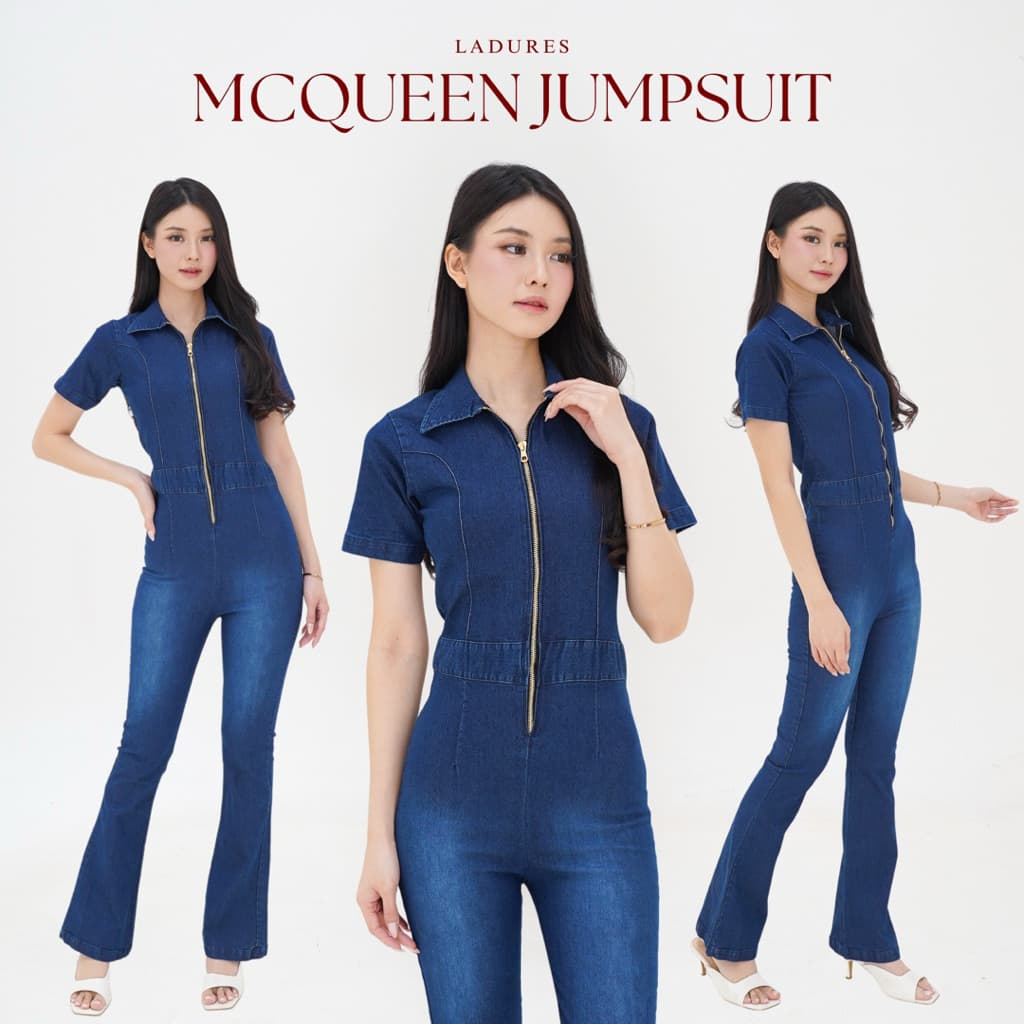 Mcqueen Denim Jumpsuit 1